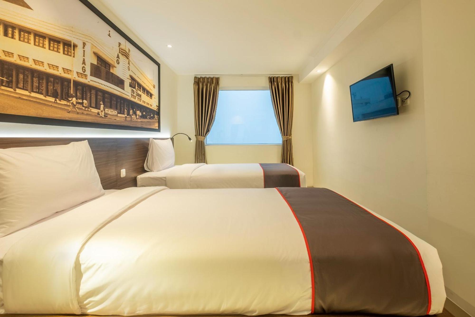 Super Oyo Collection O Hotel Pasar Baru Heritage Bandung Exteriör bild